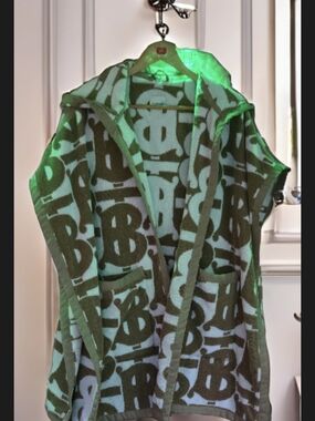 BWTLimited Edition Carla Towel Cape .                                TB Monogram